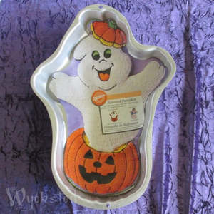Seasons And Sabbats: Baking Pan Wilton Pumpkin Ghost - Clearance Stuff