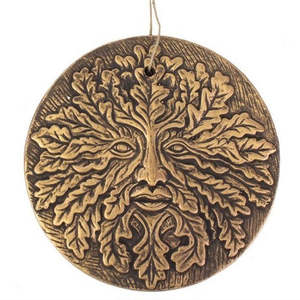 Seasons And Sabbats: Green Man Wall Plaque
