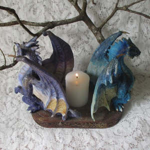 Animal Magick: Double Dragon Holder - Preloved