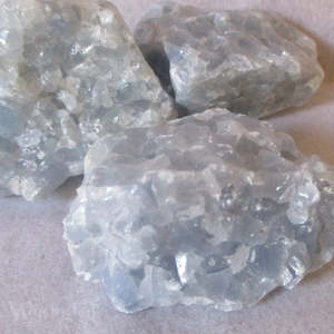 Crystals And Gemstones: Blue Calcite Rough 40-45gm