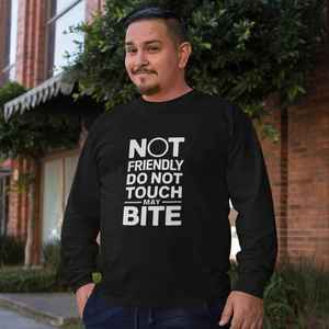 DO NOT TOUCH Long Sleeve Tee – Bold Statement Shirt for Everyday Wear