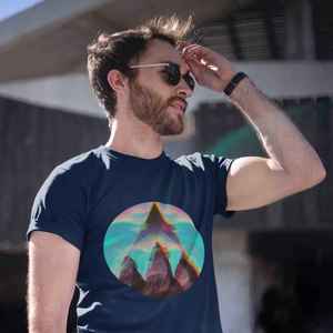 Fusion Peak Men's Organic Cotton Hiking T-Shirt – Eco Outdoor Tee