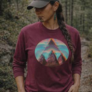 Eco Friendly Hoodies Long Sleeves: Outdoor Long Sleeve Tee - Long Sleeve Shirt for Hiking & Everyday Wear