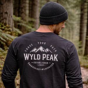 Eco Friendly Hoodies Long Sleeves: Classic Cotton Long Sleeve Tee - Cotton Long Sleeve Shirt for Everyday Wear