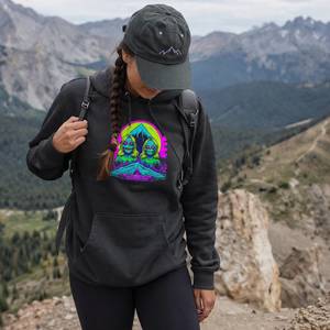 Eco Friendly Hoodies Long Sleeves: Zombie Peak Hoodie - Zombie Skull Pullover for Streetwear & Everyday Wear