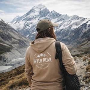 Organic Cotton Hoodie - Rugged Comfort for the Wild Wanderer