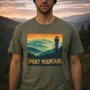 National Park Tees: Clingmans Dome Shirt | Great Smoky Mountains Hiking Tee