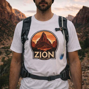 Angels Landing Zion Hiking Shirt | Iconic National Park Adventure Tee