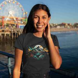 Women’s Organic Hiking Tee | Mountain Trail Shirt