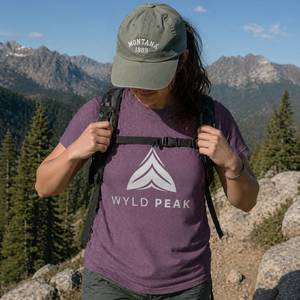 Organic Hiking T Shirt - Lightweight Active Tee for Trail & Everyday Wear