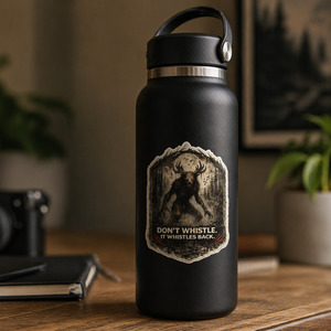 Skinwalker Sticker - “Don’t Whistle. It Whistles Back.”