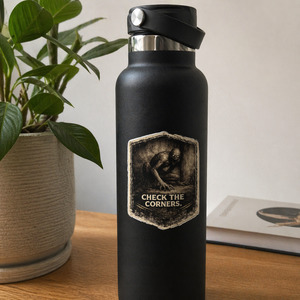 Rake Sticker - Creepy Horror Decal for Laptop & Water Bottle