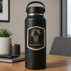 Chupacabra Sticker - “Classified” Men in Black Cryptid Decal