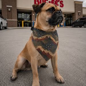 Alpine Stars Dog Bandana - Rugged Americana Pet Bandana