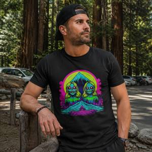 Gorpcore Clothing: Zombie Peak Tee - Funny Hiking Shirt for Summit Days