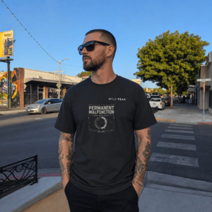 Polyester Hiking Shirts: Permanent Malfunction Performance Tee