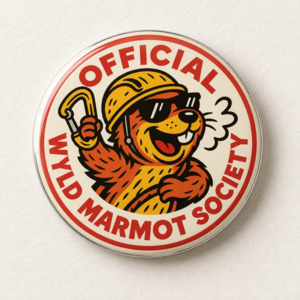 Eco Friendly Outdoor Accessories: Marmot Hiking Pin - Wyld Marmot Society
