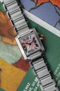 Available: Cartier Tank Francasie SM 'Mother of Pearl' Dial Ref. 2384 2000s