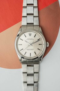 Available: Rolex Oyster Perpetual Ref. 1002 1970 'Silver' Dial w/ Box