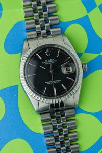 Vintage Watches: Rolex Datejust Ref. 1603 'Matte Black' Dial 1978