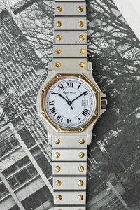Cartier: Cartier Santos Octagon Ref. 2966 1990's