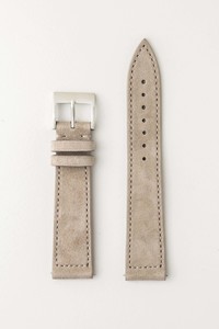 Goods: Taupe Suede Goat Skin Watch Strap