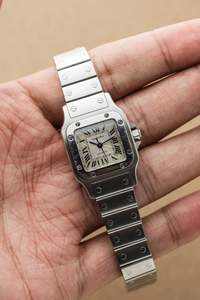 Available: Cartier Santos Galbée SM Ref. 2423 2000s
