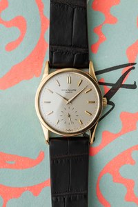 Patek Philippe Calatrava Ref. 3796 'Brushed Silver' Dial 1987 w/ Extract & Box