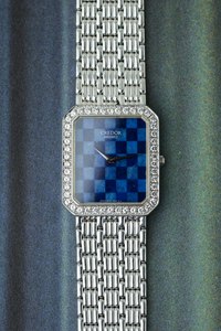Under 1 000: Credor Ref. 2F70-6220 'Lapis Checkerboard' Dial 1991