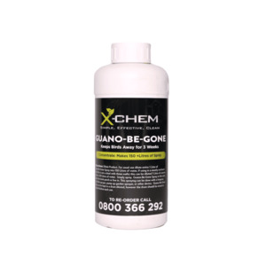 Products: Guano Be Gone - 1 Litre Concentrate (makes 150 Litres) - X-Clean Xtreme Clean Online Webstore NZ
