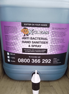 Anti Viral Sanitiser - 20 Litre - X-Clean Xtreme Clean Online Webstore NZ