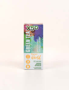 Green Tea Energy: Flavours Of The World Green Tea X50 - Variety Pack
