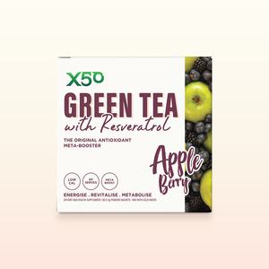 Green Tea Energy: Apple Berry Green Tea X50