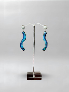Turqoise Stone Slender Earrings