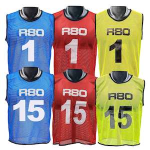 1-15 Numbered Training Bib Sets