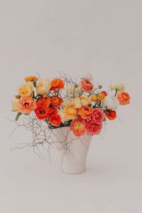 Roses and Ranunculus