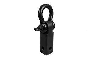 Vehicle Recovery Safety Gear: Hitch receiver with shackle - Aluminium