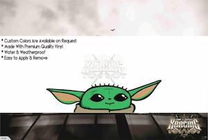 JDM ANIME PEEKING SLAP CAR STICKER DECAL [XRACING] #418