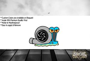Allstickers: JDM STICKER TURBO SNAIL FUNNY CAR STICKER DECAL [XRACING]