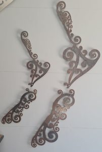 Products: Corten Koru Map Of New Zealand – Large - Xstream Profiles
