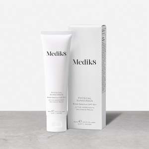 Products: Medik8 physical sunscreen