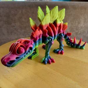 Sensory Section: 3D Printed Skeleton Stegosaurus 125%