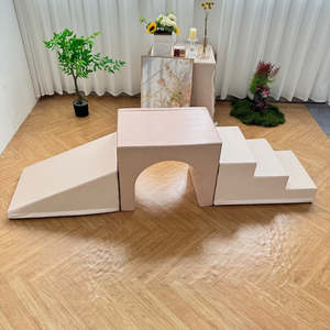 Soft Play Stairs Tunnel Ramp v2- Tan Value Set