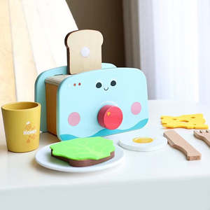 Wooden Toy Toaster -blue