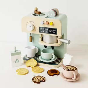 New Wooden Toy Coffee Machine