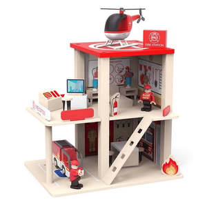 New Arriving November 2019: Wooden Fire Station Play Set