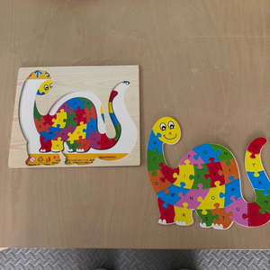 Cardboard Alphabet Puzzle