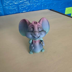 3D Printed Cute Mouse (Blue/pink)