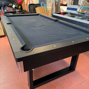 7ft Pool Tables: New 7' Dining Pool Table with Reversible Table Tennis Top.