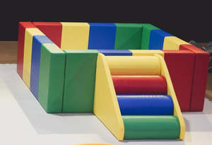 Due Back In Stock July 2022: Soft Play Square Ball Pit.